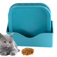 thumbnail image 2 of 4 Colors Square Feeding Bowl Cat Food Bowl Fatigue-Free Wet and Dry Food Bowls for Kittens and Short-Legged Cats, 2 of 7