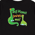 thumbnail image 4 of Inktastic My Mema Loves Me Grandson Dinosaur Boys Long Sleeve Toddler T-Shirt, 4 of 5