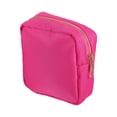 thumbnail image 1 of Bolsa de maquillaje mini de nylon Unique Bargains, bolsa de almacenamiento impermeable para viajes, monedero, organizador de servilletas, rojo rosa, 1 of 7