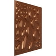 thumbnail image 2 of Ekena Millwork 19 5/8"W x 19 5/8"H Shale EnduraWall Decorative 3D Wall Panel, Bright Coat Copper (12-Pack for 32.04 Sq. Ft.), 2 of 6
