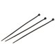 thumbnail image 2 of 1000 Pcs Black nylon Cable Zip Tie Fasten Wrap 95mm x 2mm, 2 of 4