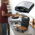 thumbnail image 1 of Máquina para hacer donas y sándwiches, ideal para desayunos, pasteles, pan con doble calentamiento., 1 of 7