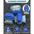 thumbnail image 3 of Robotic Lawn Mower Cable Connectors for Robotic Lawn Mowers, Pack of 20 Waterproof Cable Connectors, Connection Clips for Outdoor Garden, Blue/White, 3 of 5