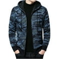 thumbnail image 1 of Pompotops Automne/hiver Nouveau Style pour Hommes Veste Tricotée à Capuche en Velours à Manches Longues en Solde, 1 of 1