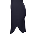 thumbnail image 3 of FashionOutfit Women's Basic Solid Sleeveless Tight Fit Side Cut Tank Top Mini Dress, 3 of 3