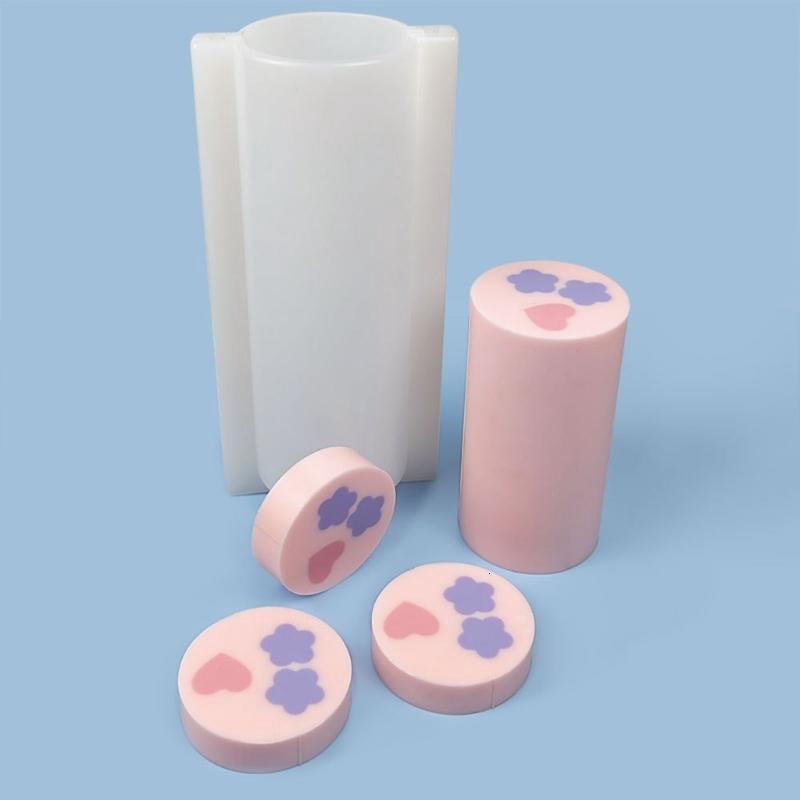 Large Cylinder Silicone Mold Epoxy Resin Casting Mold Mousse Cake Mould Decor