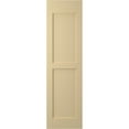 thumbnail image 6 of Ekena Millwork 15"W x 53"H Americraft Two Equal Raised Panel Exterior Real Wood Shutters (Per Pair), Natural Twine, 6 of 10