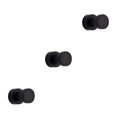 thumbnail image 3 of Ounissouiy Ganchos adhesivos modernos para toallas de baño: gran capacidad de carga Potente colgador de cobre autoadhesivo Diseño moderno Negro Type1 NO1, 3 of 6