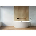 thumbnail image 2 of Lexora Melina Free Standing Acrylic Bathtub With Chrome Drain LD900363A1C0000, 2 of 3