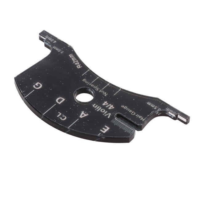 Violin Bridge Mold, Violin Bridge Template Multifunctional Accurate Measurement Simple To Use Acrylic for Repair 4/4