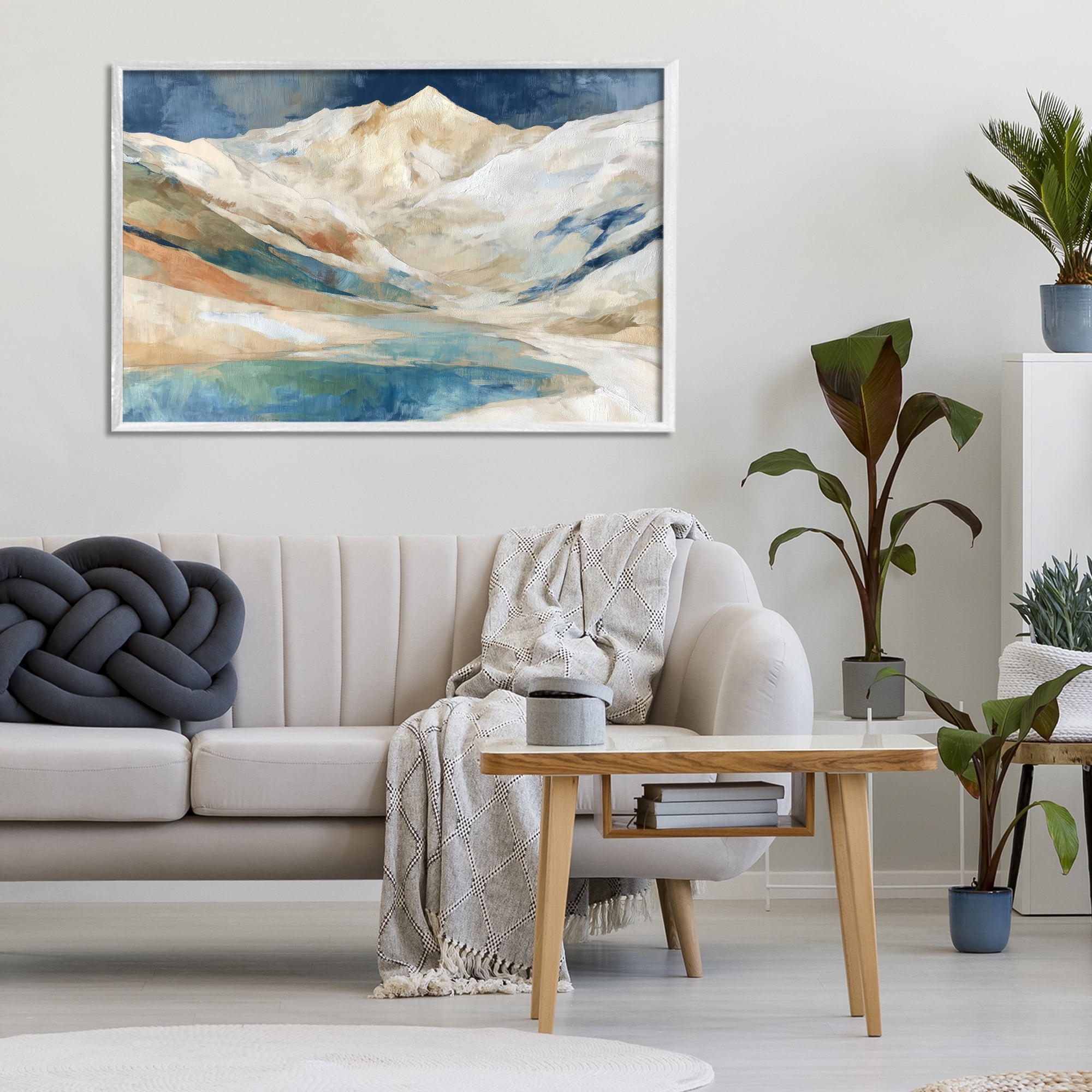 Stupell Industries Glacial Valley in Alaska Range White Framed Giclee Art, design by Chromatic Storm Studio