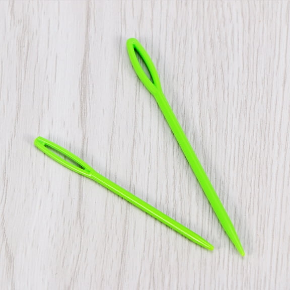 Entireivity 250pcs Knitting Needles Tube Plastic Sweater Needles DIY Knitting Tools Home Handy Accessories Household Tools for Home (7cm, Random Color)