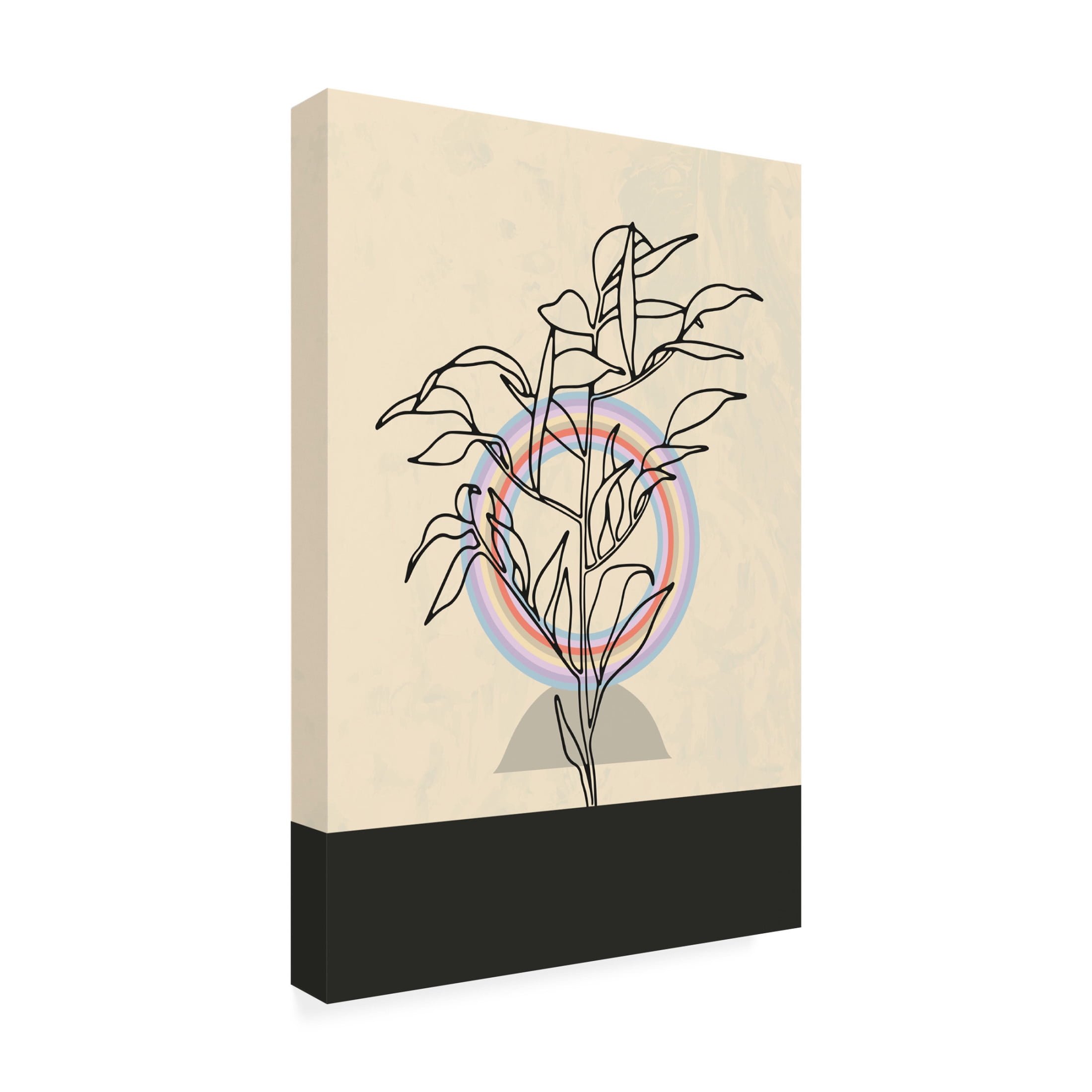 Trademark Fine Art NKTN Abstract Flower 2 Canvas Wall Art