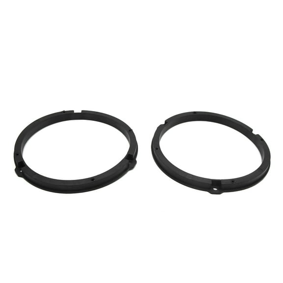 Unique Bargains 2pcs 6.3" Car Stereo Audio Speaker Mounting Spacer Adaptor Rings for Peugeot