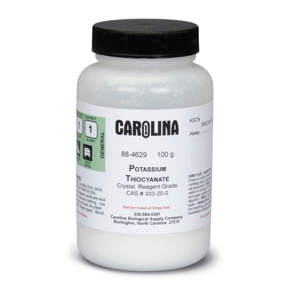 Potassium Thiocyanate, Reagent Grade, 100 G