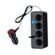 thumbnail image 3 of Adaptador para encendedor de coche,Adaptador de enchufe para encendedor de cigarrillos de coche,Adaptador de cargador de coche de 4 tomas 12V/24V,Adaptador genérico para encendedor de, 3 of 9