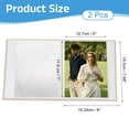 thumbnail image 2 of 2Pack Small Photo Album, 5x7 Linen Cover Picture Book Hold 52 Photos, Beige, 2 of 7