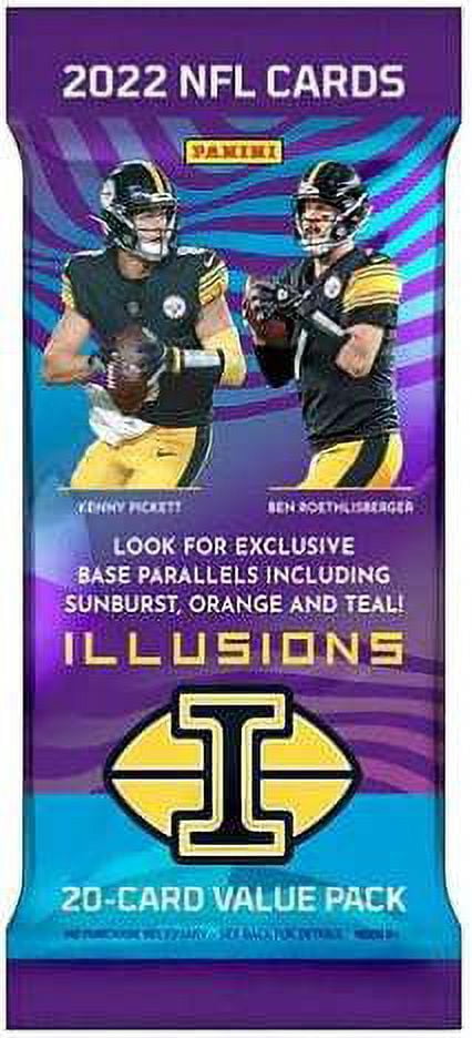 NFL Panini 2022 Illusions Football Trading Card VALUE Box (12 Packs)