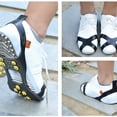 thumbnail image 4 of 10-Spike Flexible Ice Cleats for Women Men Shoes Boots Universal Non Slip Footwear for Hiking Walking, 4 of 6