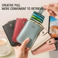 thumbnail image 4 of Multi-Card Slots PU Leather Wallet Holder for Women - Large Capacity, High Quality, Anti-Demagnetizing Design, ID & Credit Card Organizer, 4 of 8
