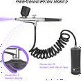 thumbnail image 2 of Airbrush KIT Cordless Rechargeable Compressor Airbrush Set, Automatically Handles Model Painting, Nails, Makeup B, 2 of 6