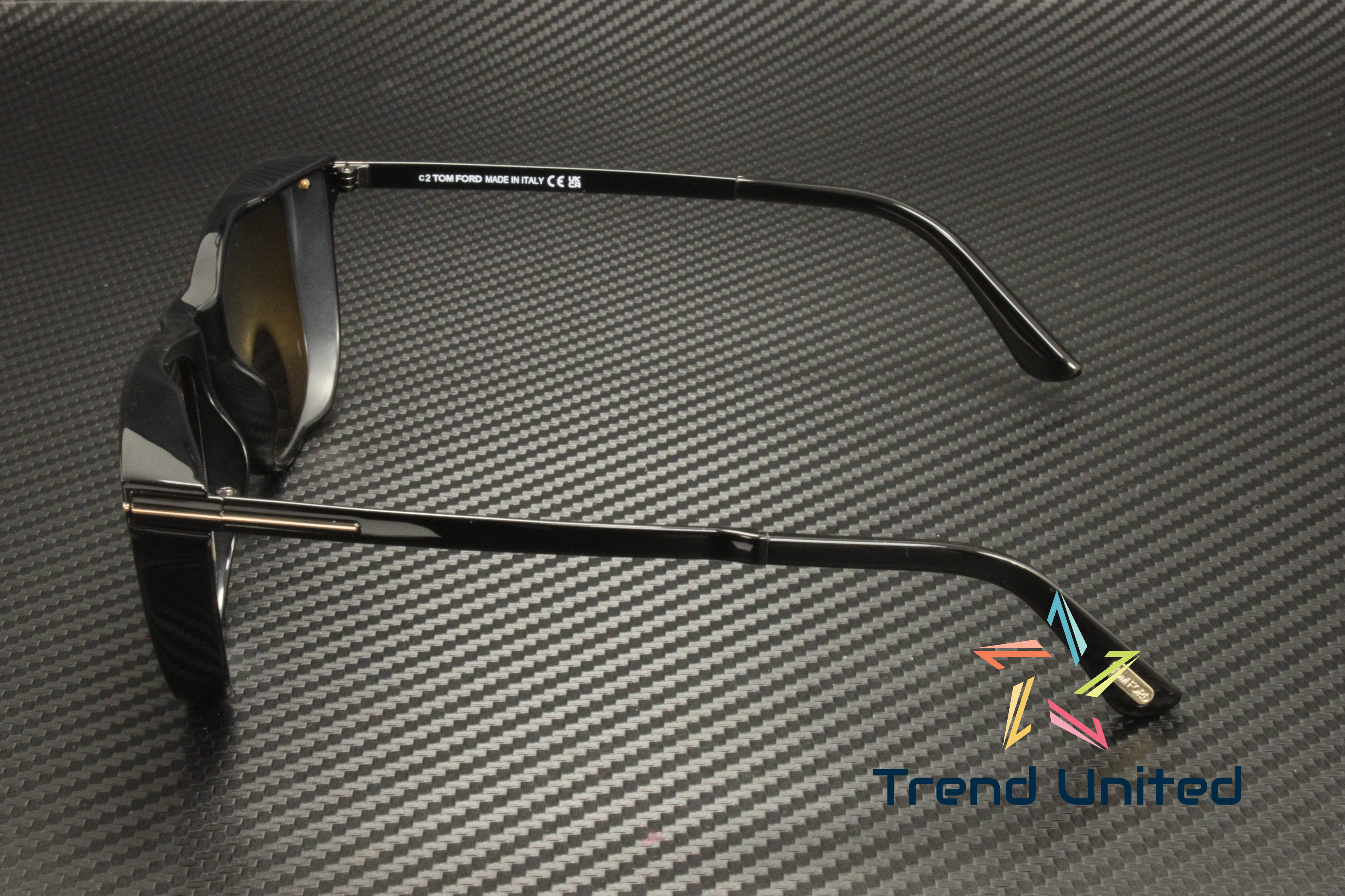 Tom Ford FT 1104 Plastic Mens Sport Sunglasses Black 53mm 