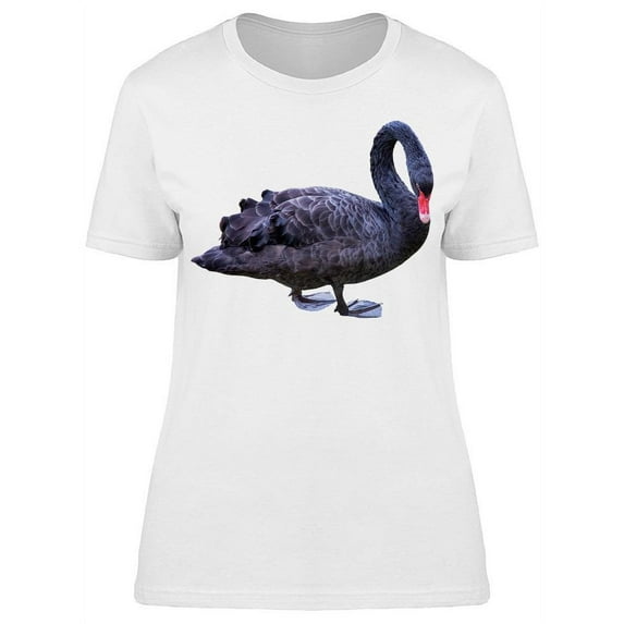 Black Swan Looking Down T-Shirt Women -Image by Shutterstock, Female XX-Large