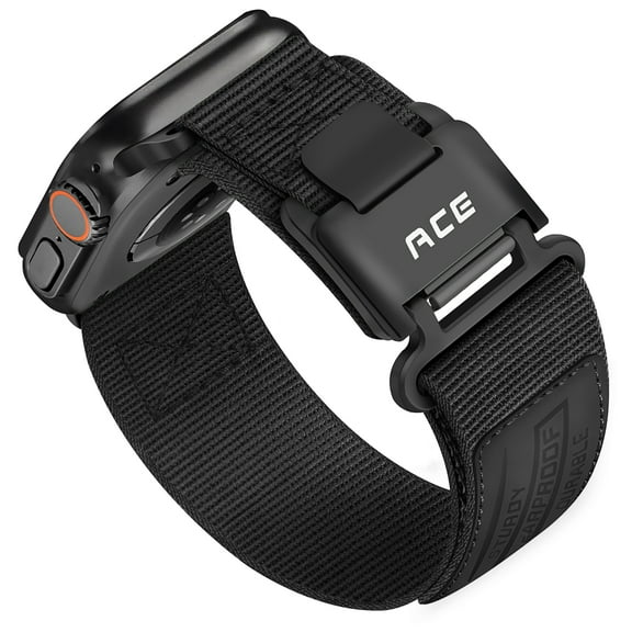 Compatible with Apple Watch Ultra Band - for Men Comfortable Soft Nylon Sport Loop with Magnetic Hook Lock-Buckle for iWatch 49mm(Ultra3/2),46mm(Series 11/10),45mm(9/8/7),44mm(SE3/2/SE/6/5/4),42mm(3/