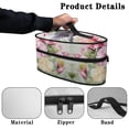 thumbnail image 5 of HELLHERO Bird and Floral Travel Iron Holder Bag Smooth Zipper Travel Steam Iron Case Handheld Travel Steamer Organizer, Bag Only, 5 of 6