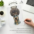 thumbnail image 5 of FMSHPON Doberman Dog Clipboard Hardboard Wood Nursing Clip Board and Pull for Standard A4 Letter 13x9 inches, 5 of 7