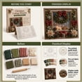 thumbnail image 6 of 3D Christmas Fabric Poke Art Kit, Christmas DIY Punch Needle Kit for Adults With Pre-Cut Squares, Handmade Adult DIY Needle Punch Craft Kit, 6 of 6