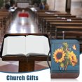 thumbnail image 4 of Bible Covers Case for Women Men, Bible Cover, Bible Case Bag, Large Book Carrying Case, Faux Leather Book Protector Case Fits Book 11.4X 8.2X 2.2 Inch, Teachers' Day Bible Accessories Gift, 4 of 7