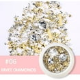 thumbnail image 2 of 3D Nail Art Rhinestones Set Mixed Sparkle Nail Charms Multiple Shape Metal Nail Art Diamonds Pearl Crystal Nail Gems Nail Decor for Girl Women DIY Nail Design Craft Decorations Kit, 2 of 6
