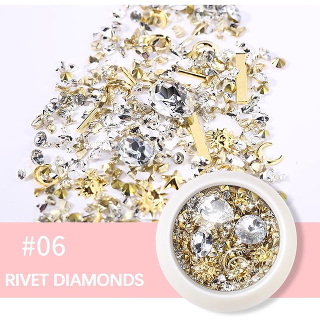 Heliisoer Nail Art Jewelry New Diamond Jewelry Decoration Nail Rhinestone Nail Sticker