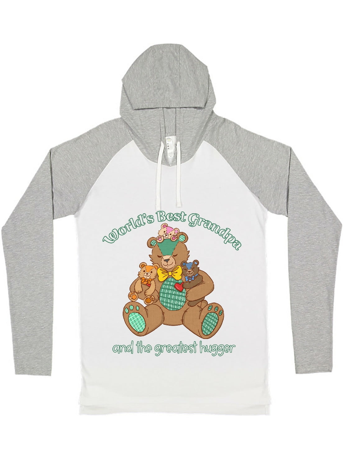 inktastic Grandpa is Worlds Best Hugger Long Sleeve Creeper inktastic Grandpa is Worlds Best Hugger Long Sleeve Creeper