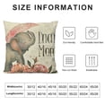 thumbnail image 5 of SHANXI Big Little One Home Decorative Throw Pillow Cover, Pink Moon Cloud Cushion Case 12x12in, 5 of 5