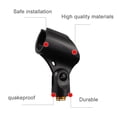 thumbnail image 3 of EeaseCA 5 Pcs Support de Microphone avec Adaptateurs en Cuivre Clips de Microphone Simple Pratique Support de Microphone en Plastique (Noir), 3 of 7