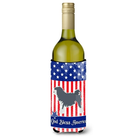 

Carolines Treasures BB3335LITERK USA Patriotic Lowchen Wine Bottle Beverge Insulator Hugger Wine Bottle multicolor