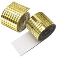thumbnail image 4 of unbranded  2 Rolls Mosaic Wall Stickers Decorative Frames Square Mirrors for Golden, 4 of 8