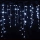 thumbnail image 3 of Guirnalda de cortina LED para ventana, guirnalda de calle para casa, guirnalda de luces de hadas con forma de carámbano, 3 m x 1 m, con enchufe, 3 of 5