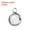 Clear, variant on Crystal Birthstone Charm March Pendant Drop Beads Sky Blue for Jewelry Making, Bracelets, Pack of 10