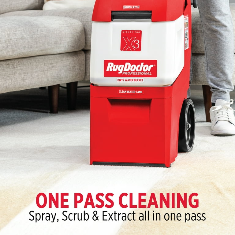 Rug Doctor Mighty Pro X3 Deep Clean Commercial Carpet Shampooer
