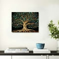 thumbnail image 5 of Fenyluxe Tree of Life Canvas Wall Art Print, Ready To Hang Home Decor, Ideal Gift for Holidays 20x16in, 5 of 6