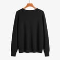 thumbnail image 4 of Womens Sweaters Round Neck Long Sleeve Cardigan Autumn And Winter Models Of Classic Versatile Basic Knitwear Large Size Jacket Fall Clothes For Women ,Black, 4 of 7
