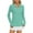 Mint Green, variant on Titcea Sun Shirt Women, UPF 50 Quarter Zipper Long Sleeve Sun Protection Shirts, Summer Casual Loose Breathable Hiking Shirts, Gifts for Mom/Her