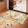 thumbnail image 6 of Happy Easter Kitchen Rug, Colorful Eggs Flowers Kitchen Mat, Waterproof Non Slip Farmhouse Easter Doormat, Kitchen Mats for Floor Low-Profile Easter Holiday Party Home Decor, 47*31 inch, 6 of 7