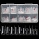 thumbnail image 4 of Fake Nail Coffin Shape Long 500PCS Consejos transparentes para uñas acrílicas French Lady 10 tamaños Half Cover Fake Nail Art Tips Artificial para DIY Nail Salon Xemadio HMHZ108, 4 of 8