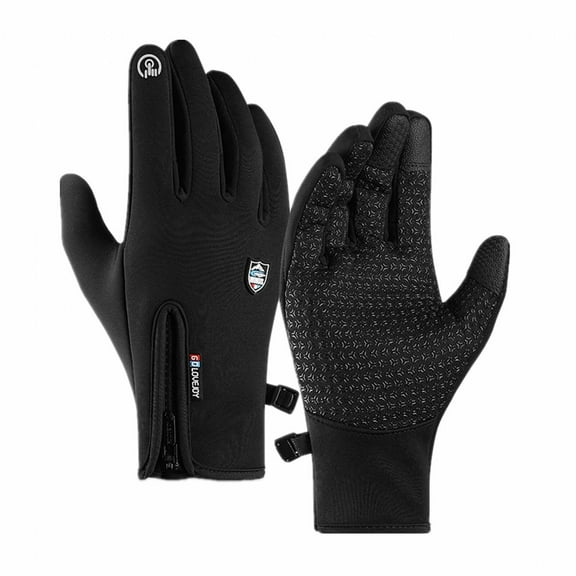 ACDANC 1Pairs Waterproof Gloves,Comfortable Gloves Workout Gloves,Versatile Design Gym Gloves for Men,M,Black