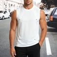 thumbnail image 2 of SRZYMJ Mens Crew Neck Tank Top Undershirt Sleeveless Casual Summer Beach Tee, 2 of 6