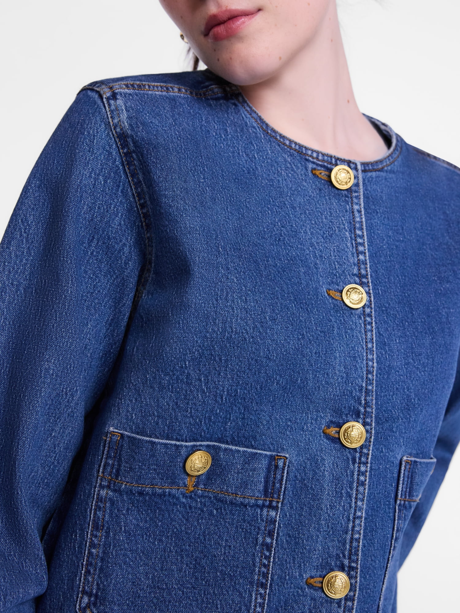 Scenario Women's and Women's Plus Denim Jacket, Sizes XS-4X